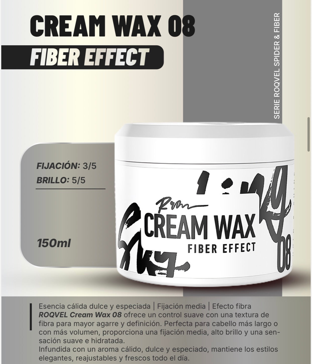 Cera Cream Fiber 08 de ROQVEL