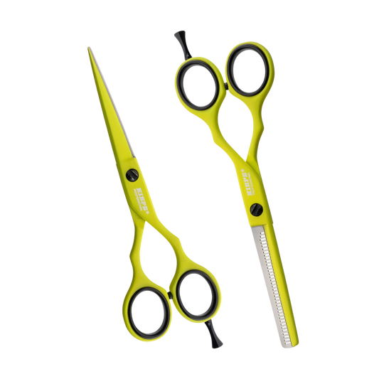 PACK TIJERAS KIEPE FLUOR LIME 5.5″