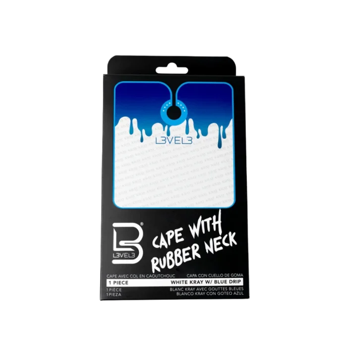 CAPA LEVEL3 CUELLO SILICONA BLANCA BORDE AZUL