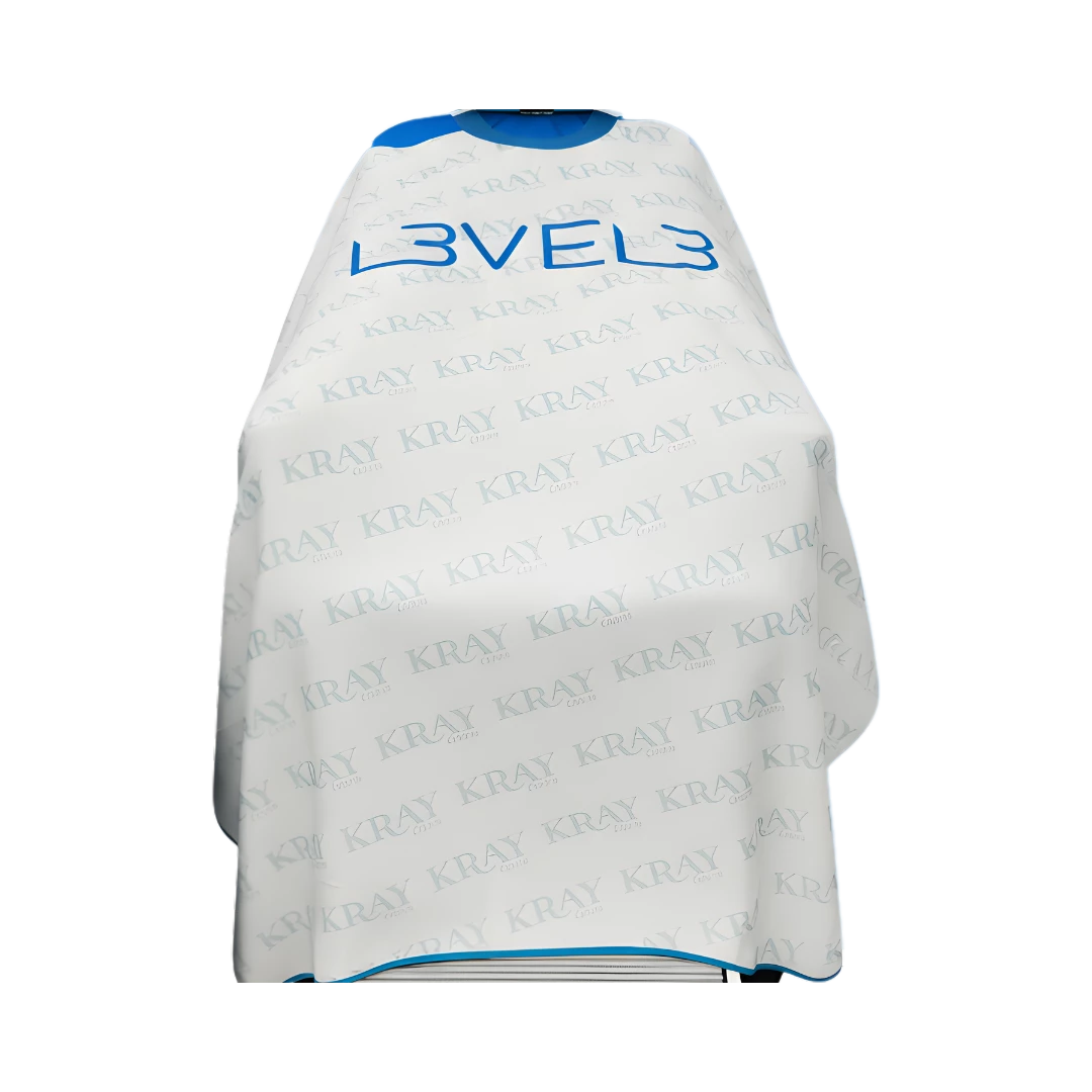 CAPA LEVEL3 CUELLO SILICONA BLANCA BORDE AZUL