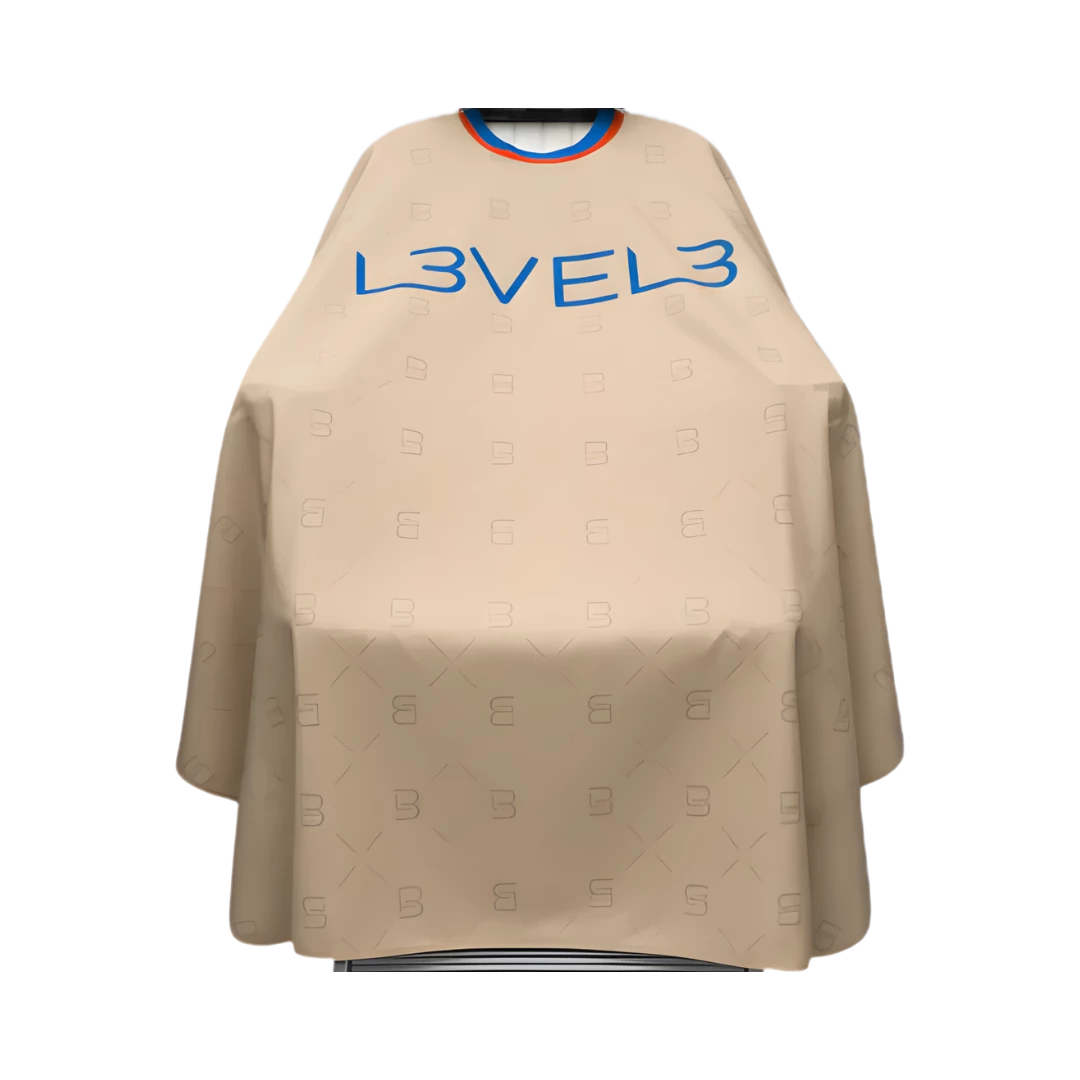 CAPA LEVEL3 CUELLO SILICONA BEIGE BORDE ROJO