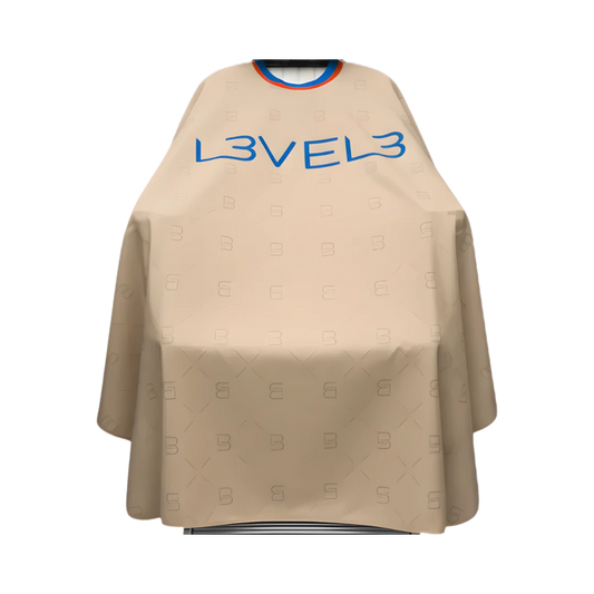 CAPA LEVEL3 CUELLO SILICONA BEIGE BORDE ROJO