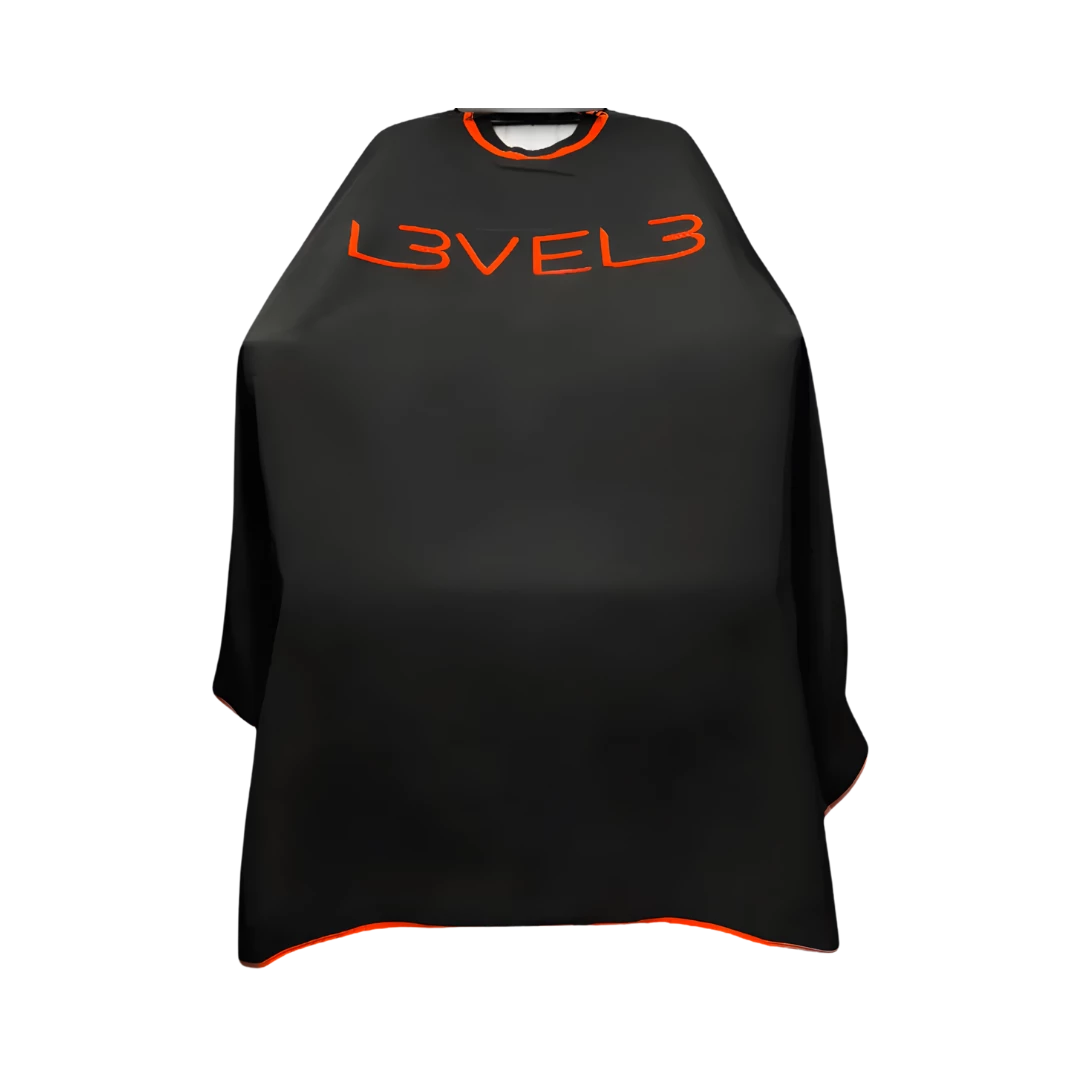 CAPA LEVEL3 CUELLO SILICONA NEGRA BORDE ROJO
