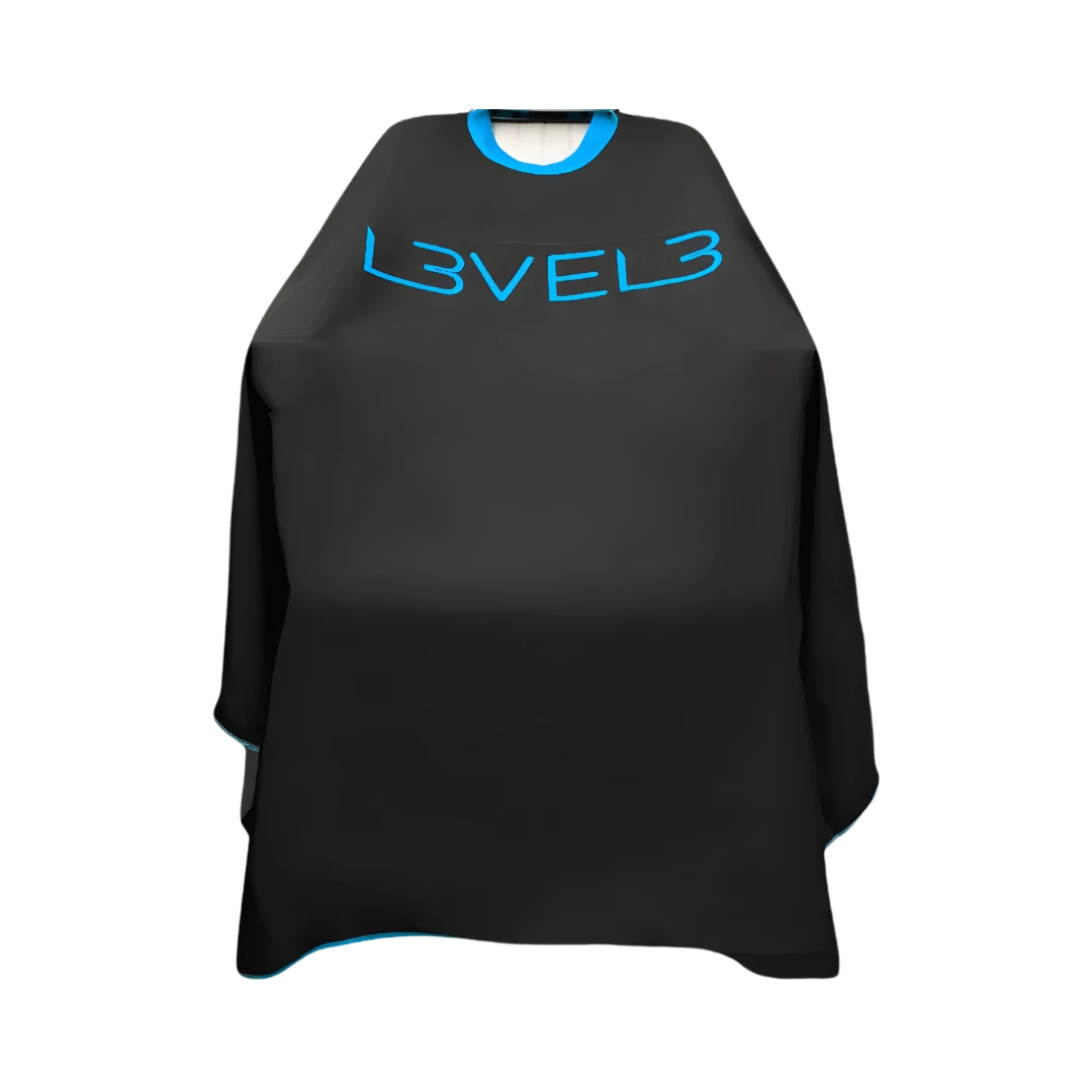 CAPA LEVEL3 CUELLO SILICONA NEGRA BORDE AZUL