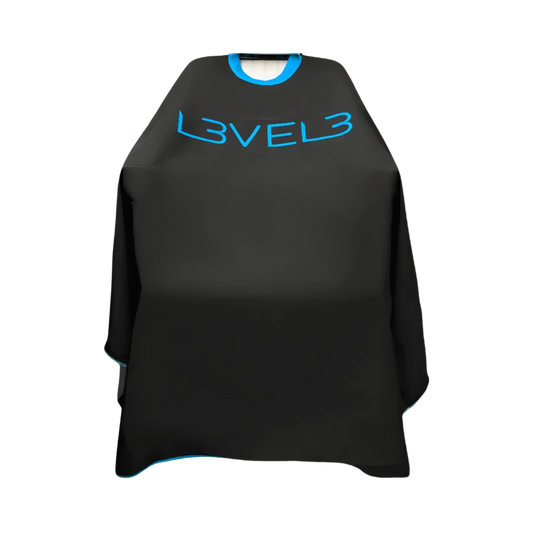 CAPA LEVEL3 CUELLO SILICONA NEGRA BORDE AZUL